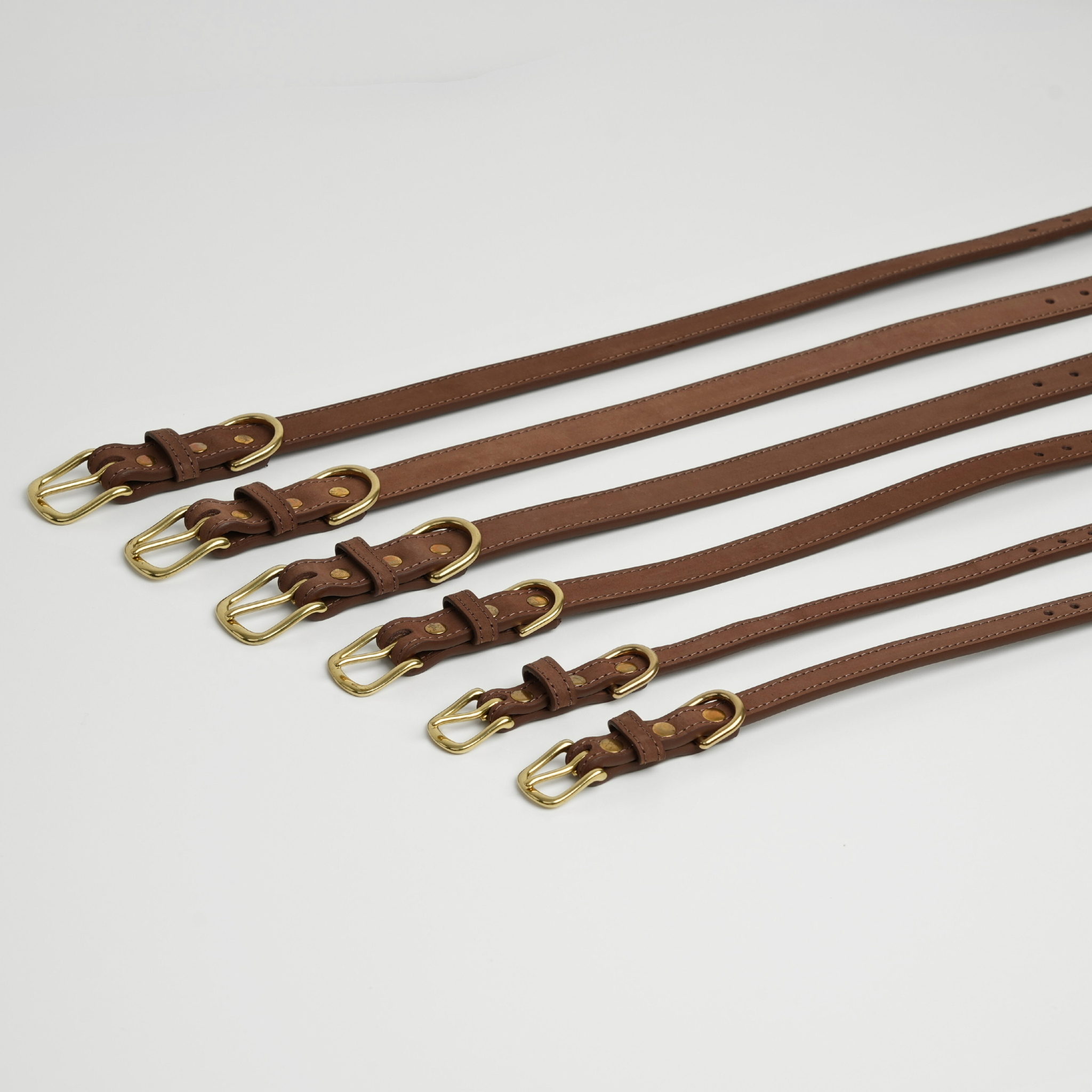 Grace nahkainen koiranpanta | Kastanja