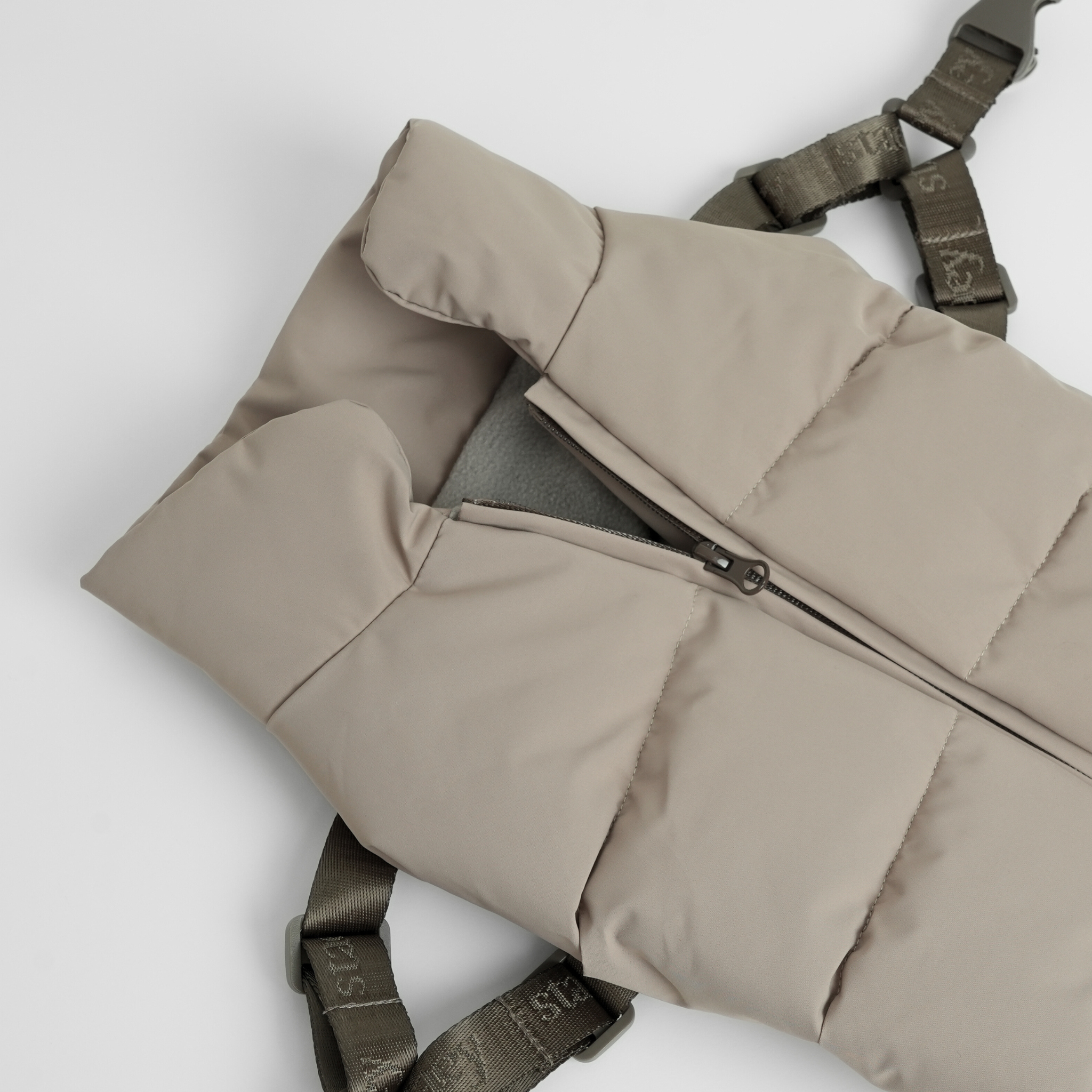 Vera Dog Coat w. Valjaat | Hiekka