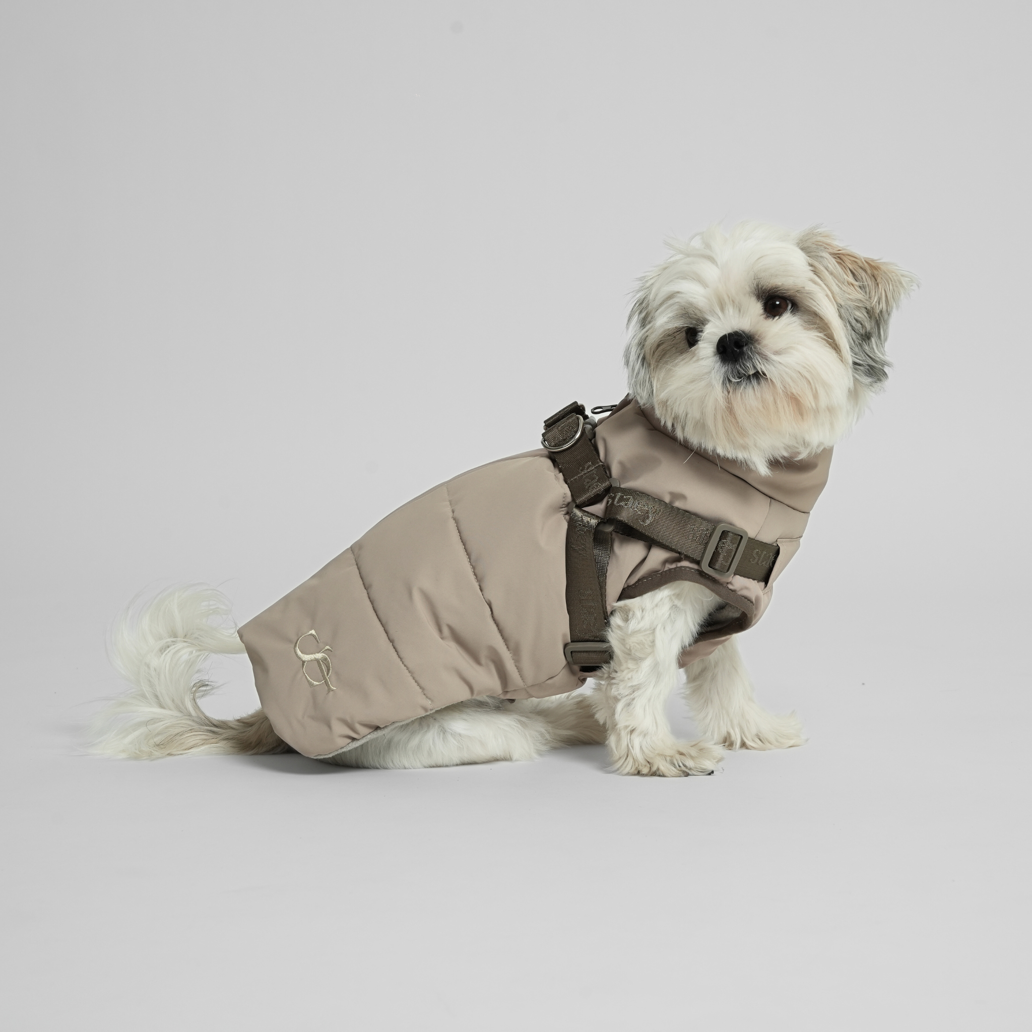 Vera Dog Coat w. Valjaat | Hiekka