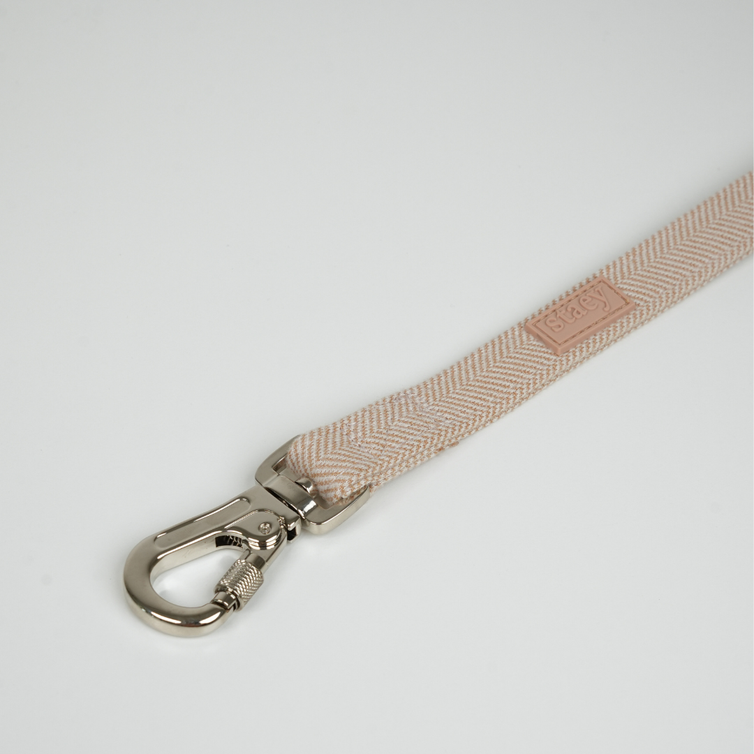 Elma Dog Leash | Light Rose