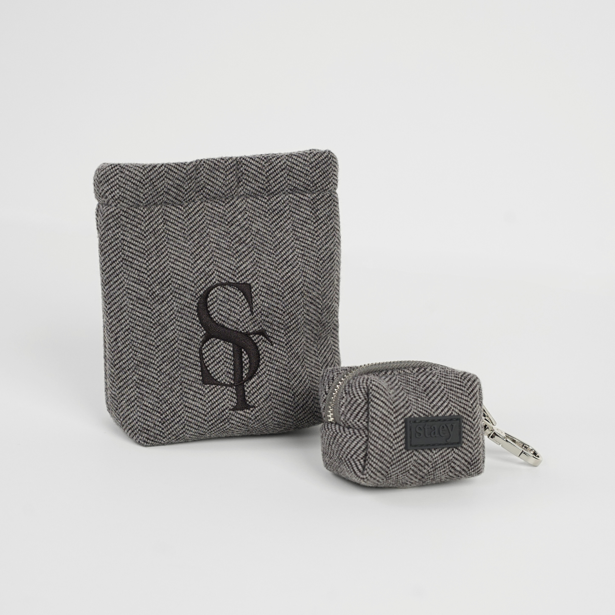 Elma herkkulaukku w. Jätepussin pidike | Pölyinen sininen