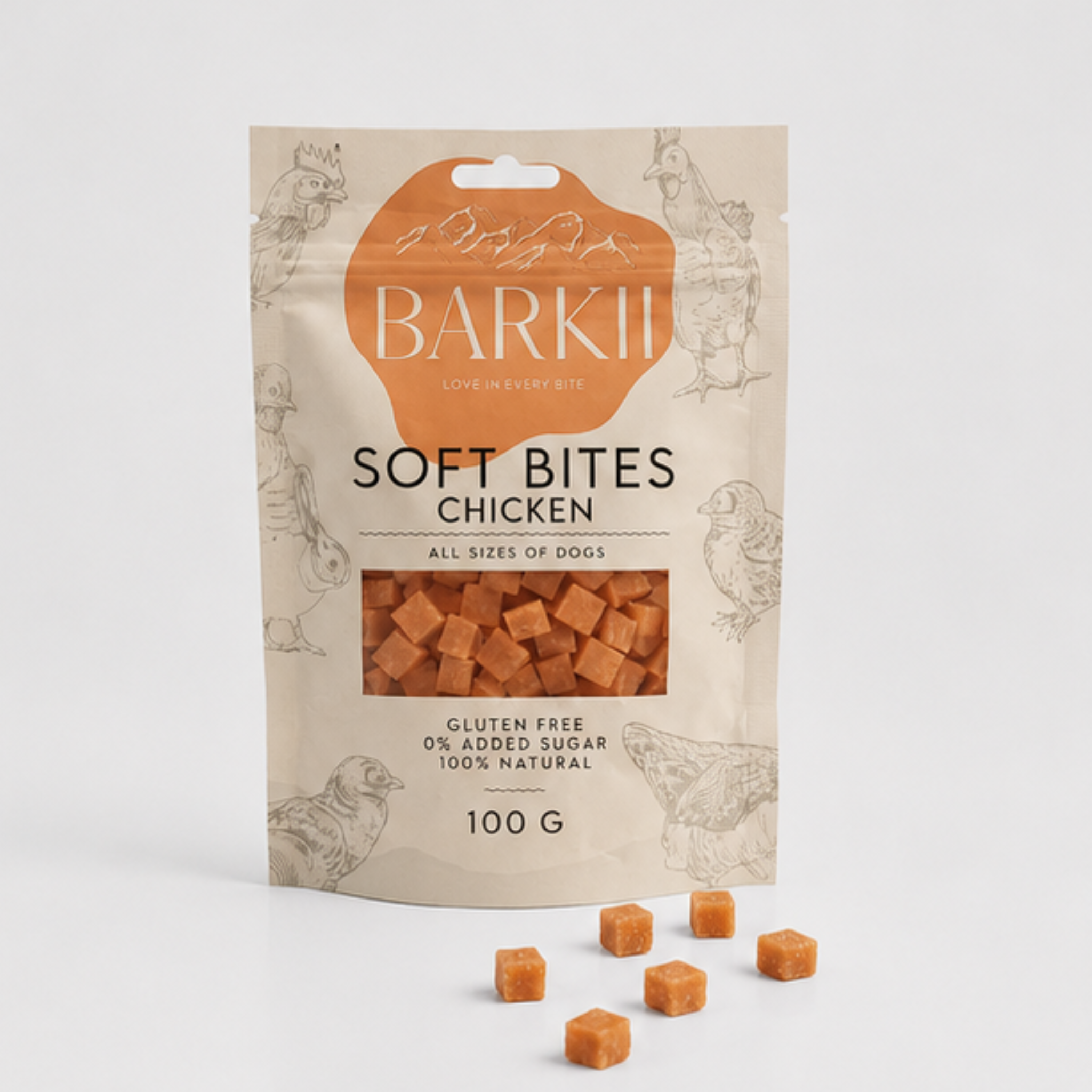 Barkii Training Treats | Kana | 100g.