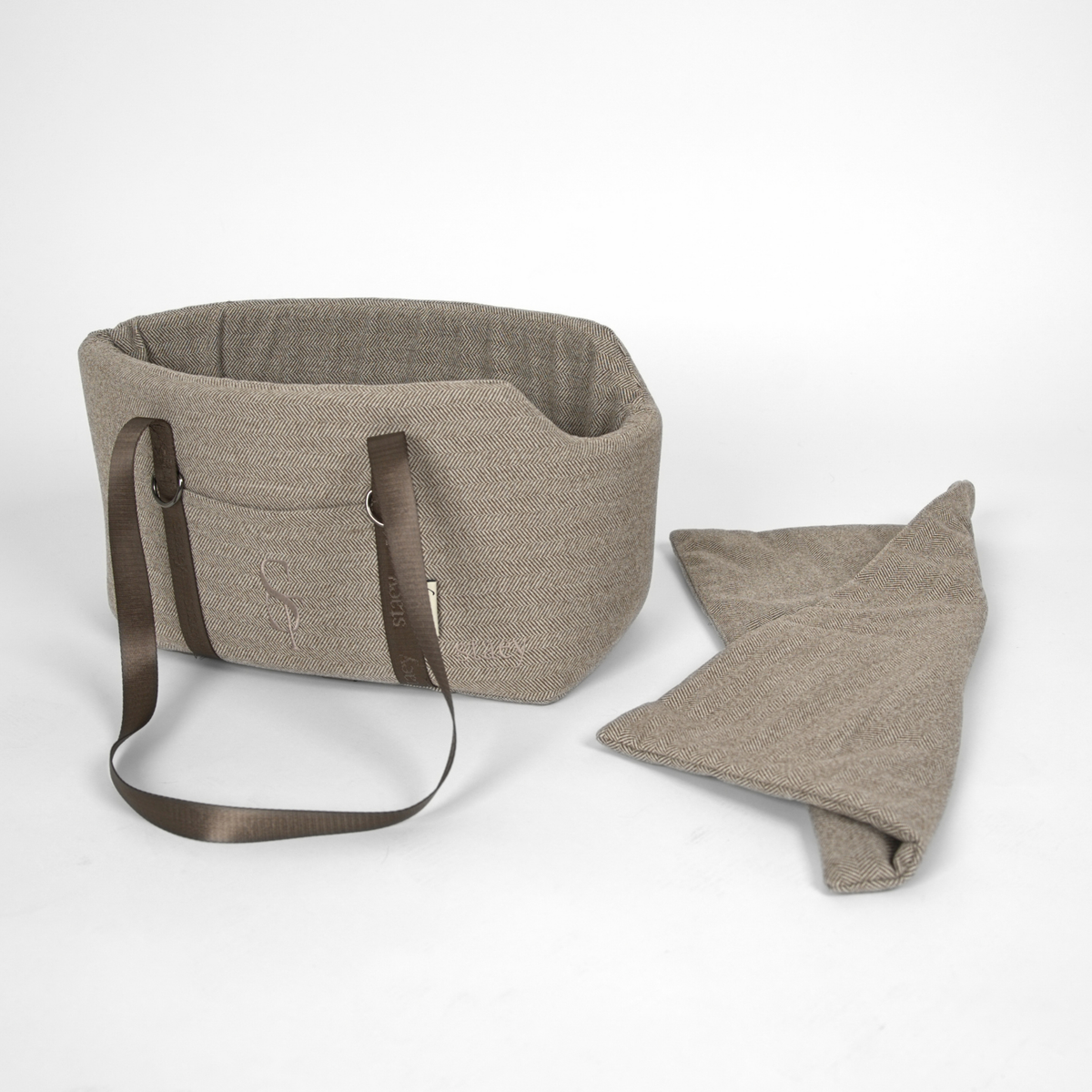 Maya 2-in-1 koiran turvaistuin, Herringbone Mocca