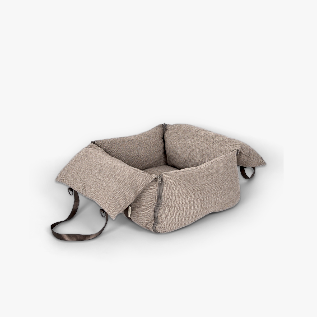 Thea 3-in-1 koiran turvaistuin | Herringbone Mocca