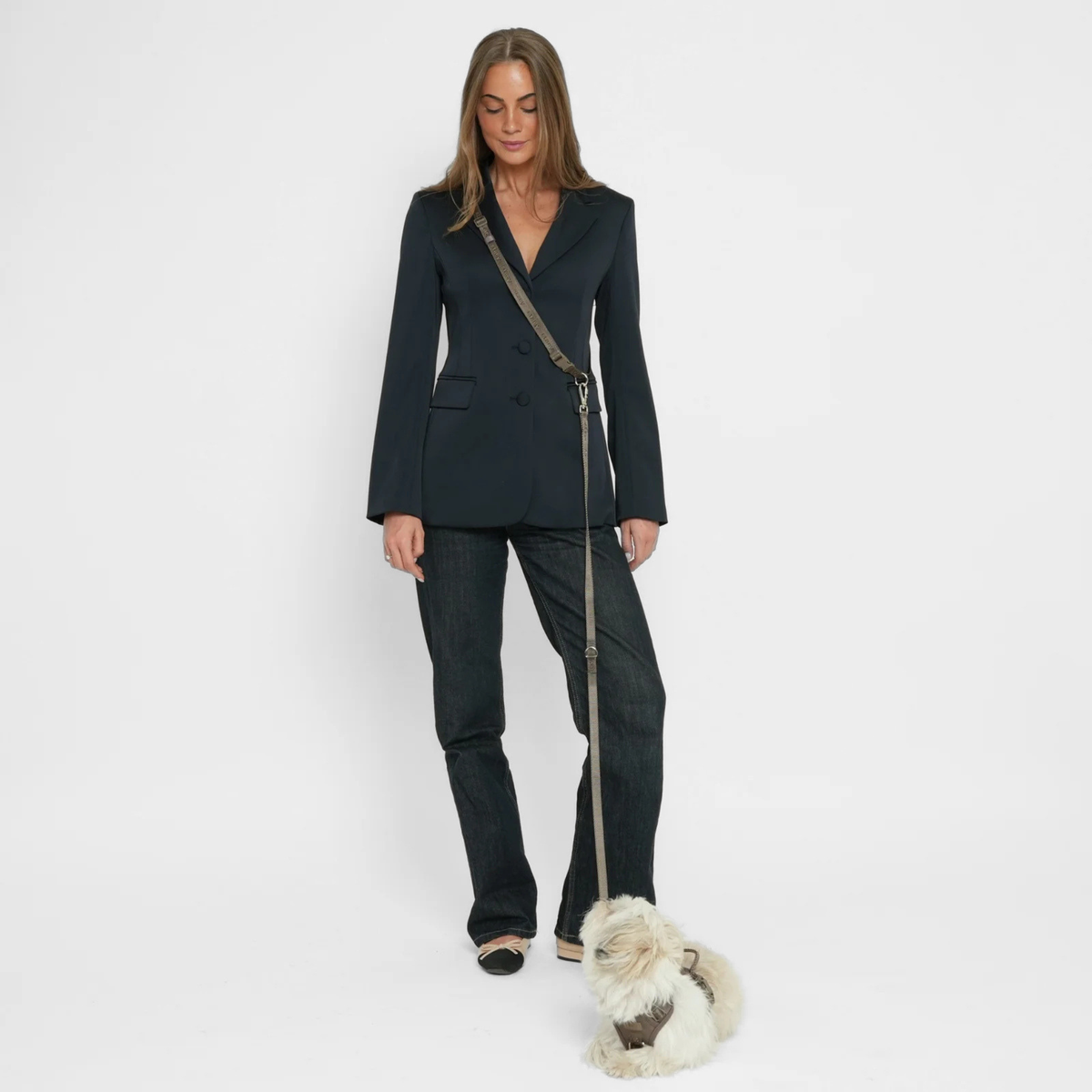Koiran hands-free-talutin | Taupe