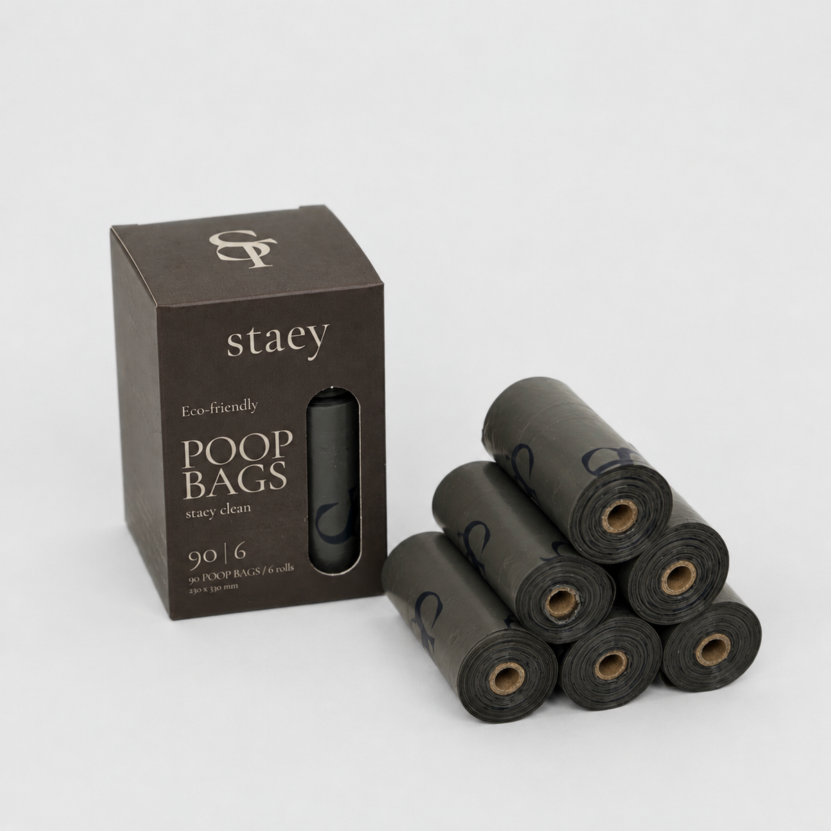 Staey Clean Dog Poop Bags | Taupe
