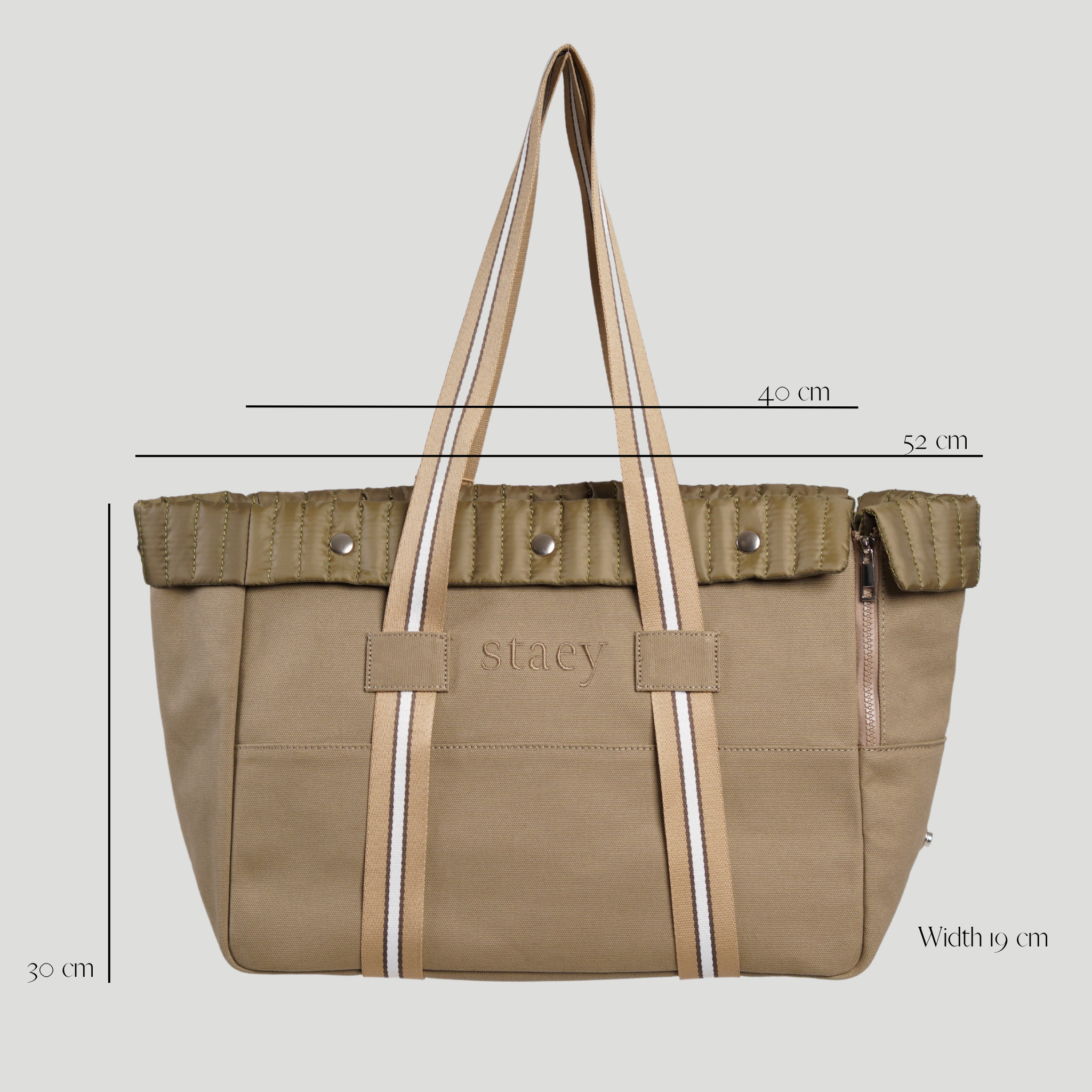 Lily Carrier Bag | Taupe