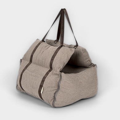 Thea 3-in-1 koiran turvaistuin | Herringbone Mocca