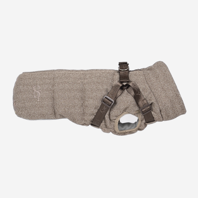 Vera koiran takki valjailla | Herringbone Mocca